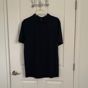 # 4/34 Lululemon Dark Blue Polo Shirt, size XL, TG